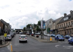 Broad Street In Magherafelt where the accident occurred.