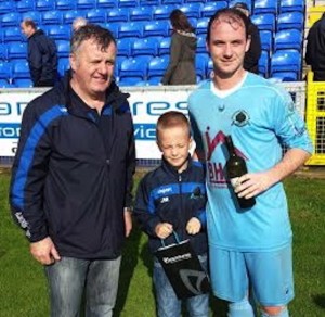 Man of the match Declan McKeever.