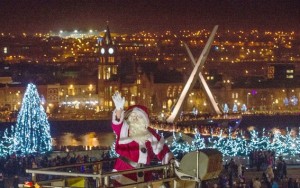 Santa at last year's switch-on.