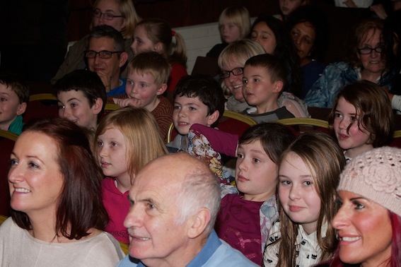 A section of  audience being entertained at Derry City Council's Hallowe'en show "Witches"