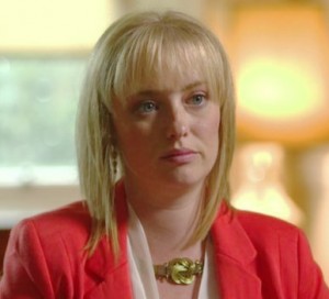 Mairia Cahill speaking on the BBC NI Spotlight programme.