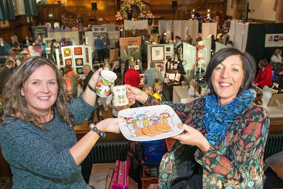 The Mayor Councillor Brenda Stevenson and Elaine Griffin, Tourism Project Officer,  from Derry City Counci.