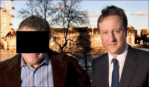 McNab pictured with David Cameron
