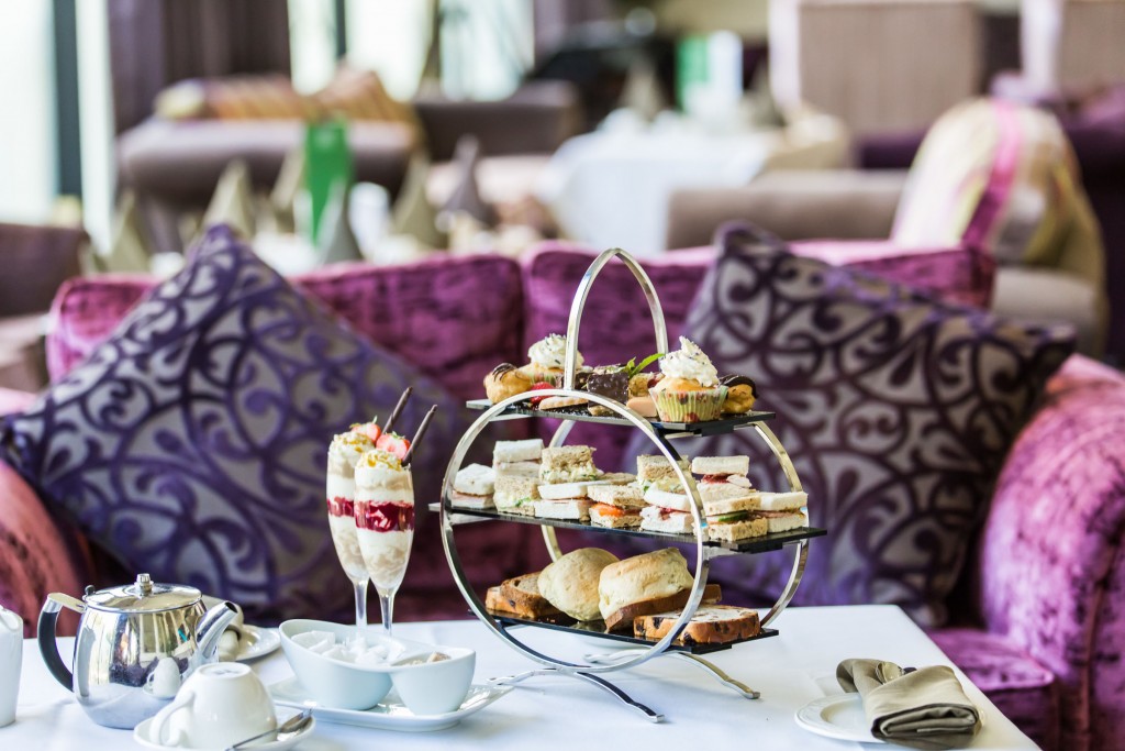 Treat yourself to afternoon tea and sweet cakes at the Everglades Hotel in Derry