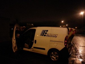 THE van this evening