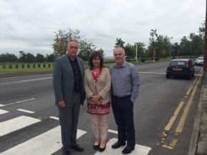 Pictured on a recent visit to  prisoners in Maghaberry with party colleague Jennifer McCann MLA and Séanna Walsh from Coiste na nIarchimí,