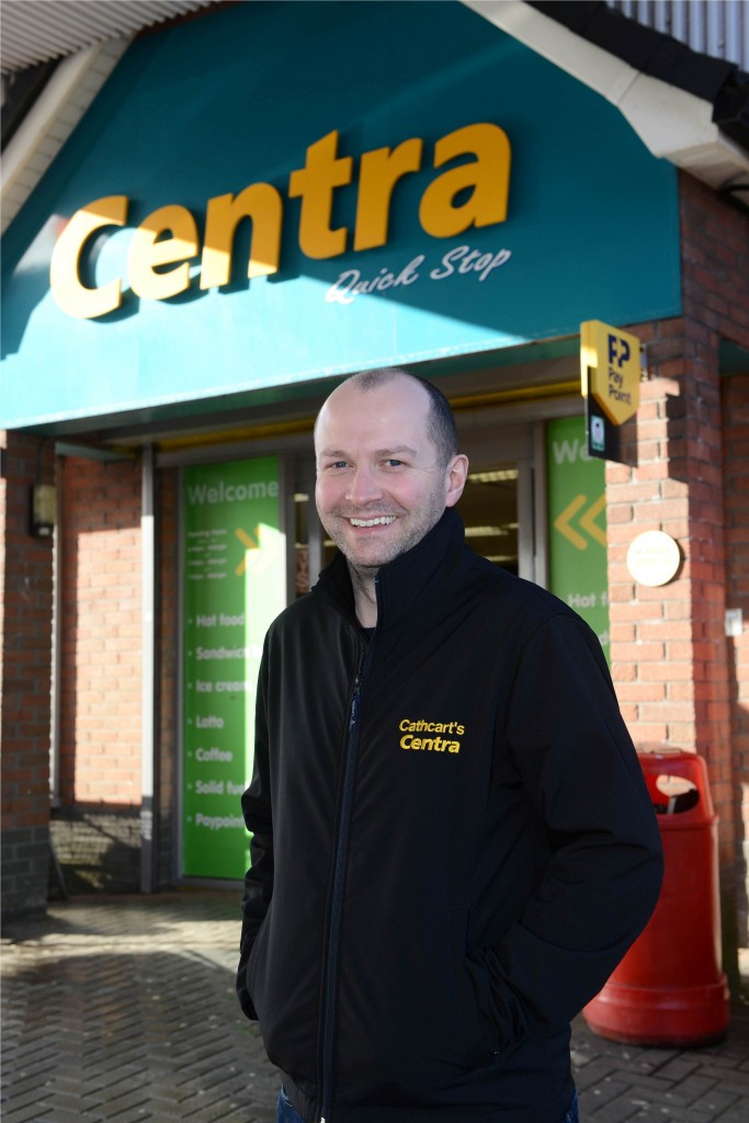 Cathcart’s Centra Magherafelt is competing for Centra Store of the Year, sponsored by Coca Cola, in Musgrave Retail Partners prestigious ‘Store of the Year Awards’ on March 6 at the Slieve Donard Hotel, Newcastle. Pictured is  owner Ryan Hegarty.