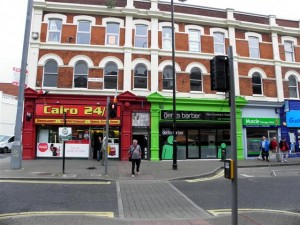 The business where a member of staff was attacked in the hate crime