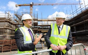 Jim Wells pictured just last week with the Republic's first openly gay health minister Leo Varadkar