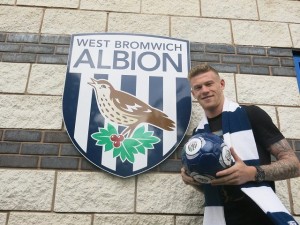 Derry's James McClean signed a three-year deal with West Brom in the summer