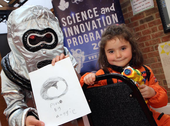 Maggie Delaney, attending a Science & Innovation  ‘Space Camp’, programme in the Tower Museum, organised by the legacy department at Derry City and Strabane District Council. 