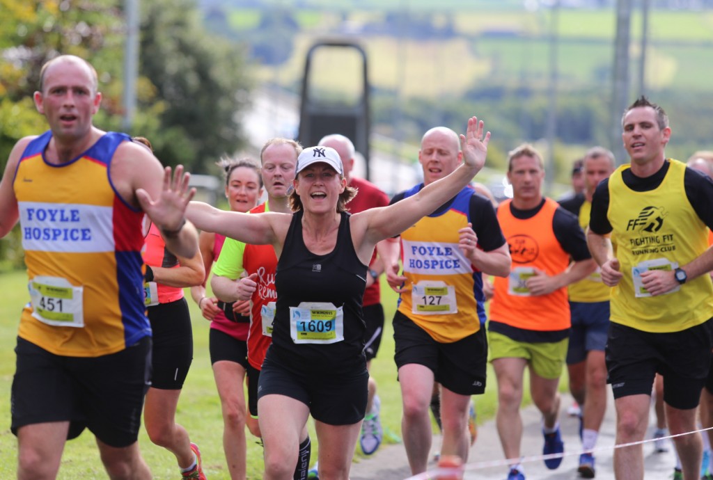 Runners enjoying themselves sin the Waterside Half Marathon. PICTURES BY NORTH WEST NEWSPIX