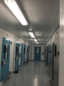 The custody suite at Musgrave PSNI station