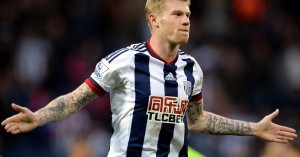 James McClean sent off for high tackle