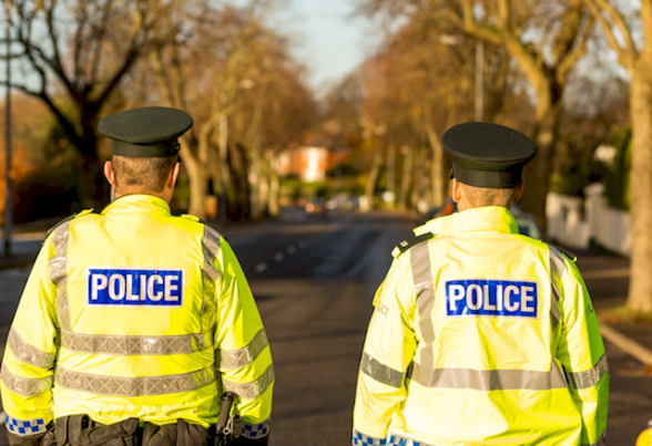 police-on-road