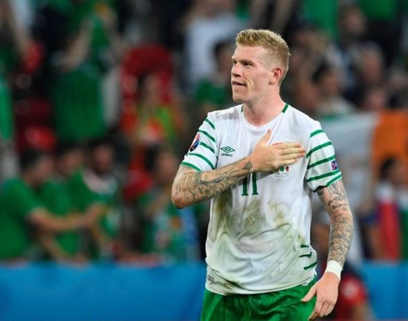 Creggan's James McClean had another strong performance for the Republic 