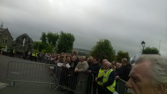 The people of Derry and further afield came to pay their respects to Dr Daly this afternoon