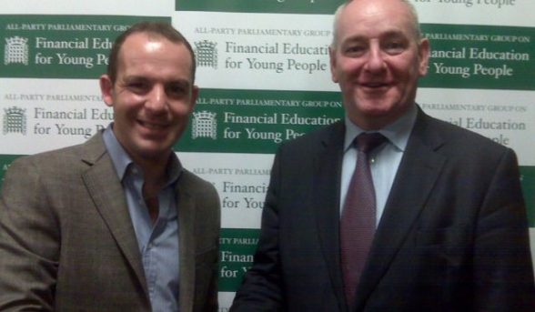 SDLP Foyle MP Mark Durkan with money expert Martin Lewis